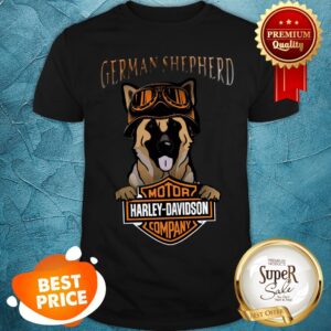 German Shepherd Mashup Motor Harley Davidson Company Shirt