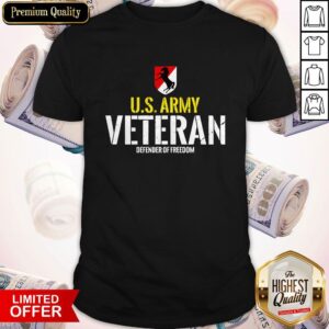 Awesome 11th Armored Cavalry Regiment Logo U.S Army Veteran Defender Of Freedom Shirt