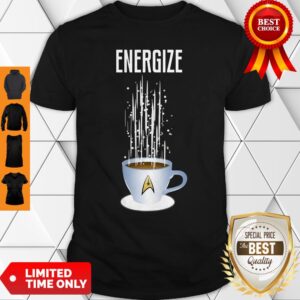 Premium Energize Coffee Star Trek Shirt