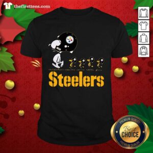 Lovely Snoopy And Woodstock Pittsburgh Steelers Shirt
