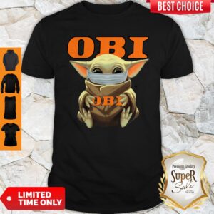 Original Baby Yoda Face Mask Hug OBI Shirt
