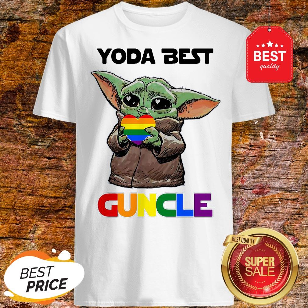 Official LGBT Baby Yoda Best Guncle Shirt