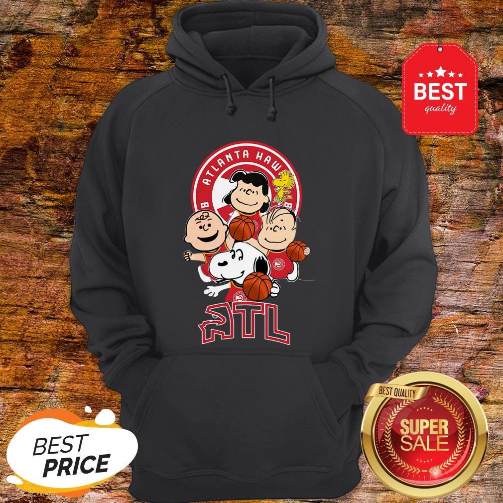 Official The Peanut Atlanta Hawks Basketball Club Atl Shirt