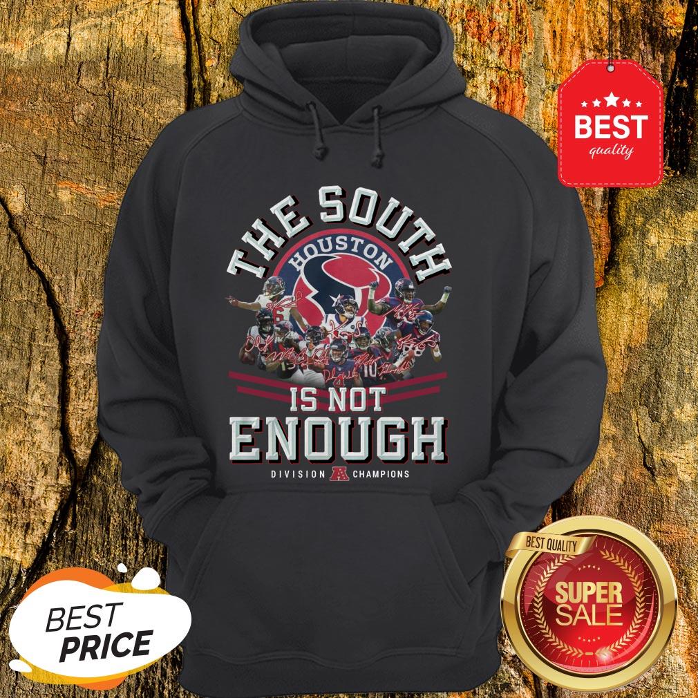 Houston Texas The South Is Not Enough Division Champions Signature Shirt