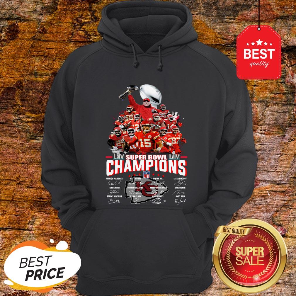 Official Kansas City Chiefs Super Bowl Champions Patrick Mahomes Signed Shirt
