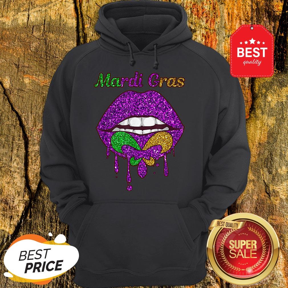 Official Mardi Gras Lip Biting Shirt