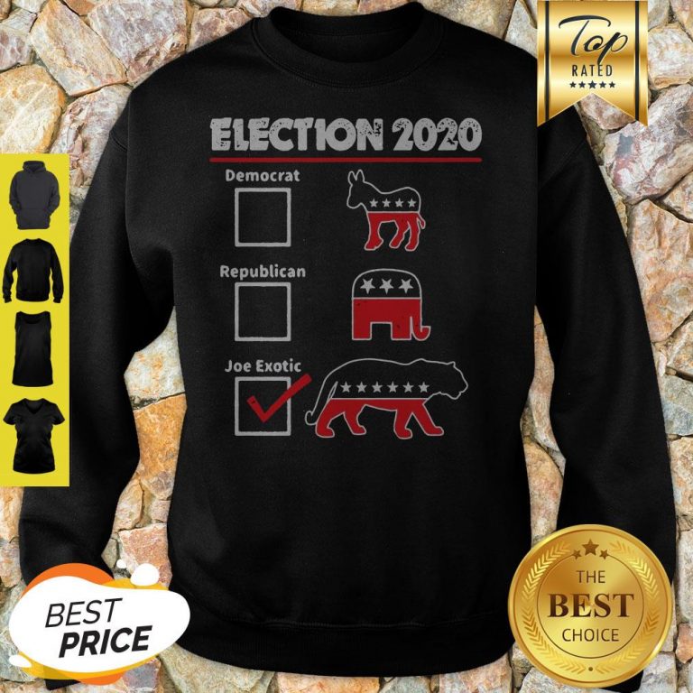 Election 2020 Democrat Republican Joe Exotic Tiger Shirt