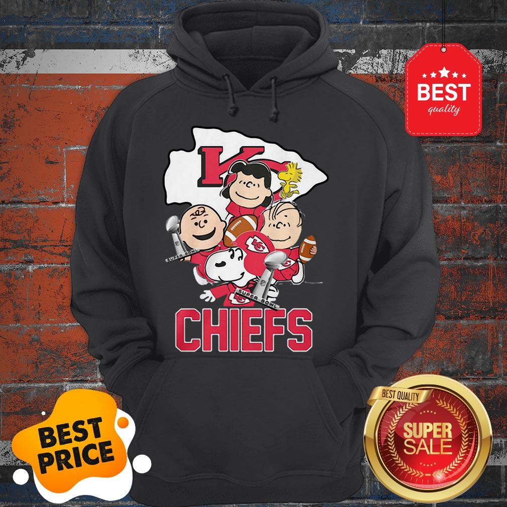 Official Snoopy Kansas City Chiefs Champion Peanuts Characters Shirt