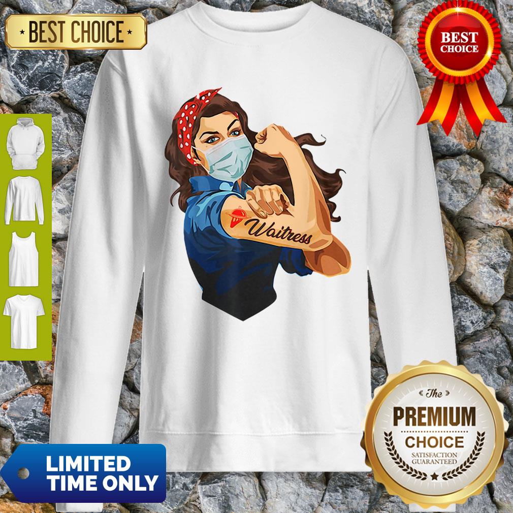 Official Strong Woman Tattoo Waitress Shirt