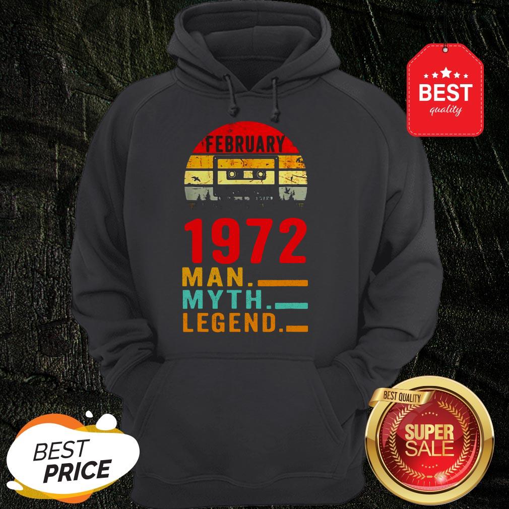 Official February 1972 Man Myth Legend Shirt