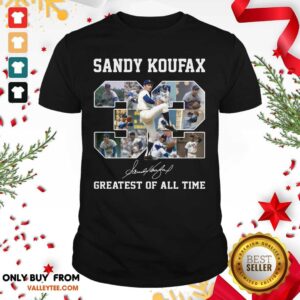 Fantastic Sandy Koufax 32 Greatest Of All Time Signature Shirt
