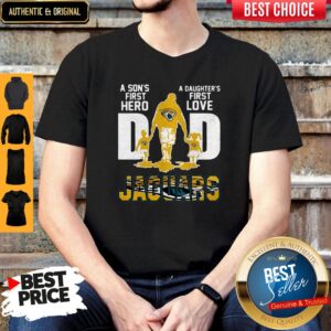 Official I Jaguars Dad A Son's First Hero A Daughter's First Love Shirtn Pitbull Dad Beer Shirt