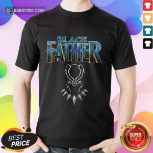 Iron Man Black Father Shirt