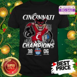 Vintage Cincinnati Bearcats Champions TicketSmarter Birmingham Bowl Shirt