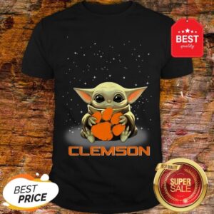 Official The Star Wars Baby Yoda Hug Clemson Tigers Shirt