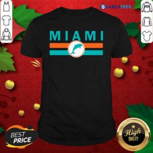 Funny MIA Miami Local Standard MIA Retro Dolphin Miami FL Shirt