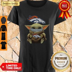 Nice Baby Yoda Face Mask Hug Denver Broncos Tee Shirt