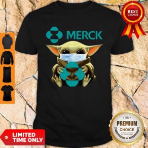 Top Star Wars Baby Yoda Mask Merck Coronavirus Shirt