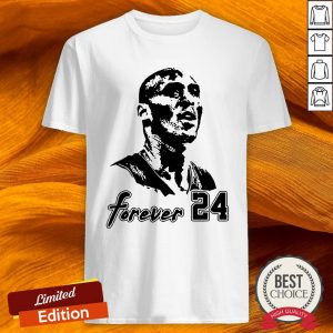 Kobe Bryant Forever 24th Version Black White Shirt