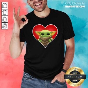 Funny Heart Baby Yoda Shirt