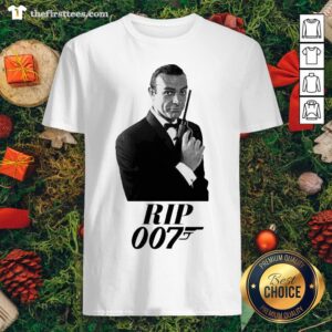 Premium RIP Sean Connery 007 Thank You For The Memories Shirt