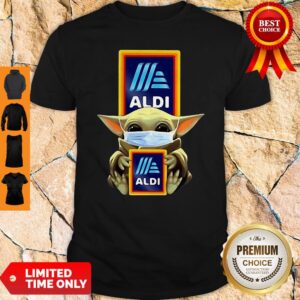 Official Star Wars Baby Yoda Face Mask Hug Aldi Shirt