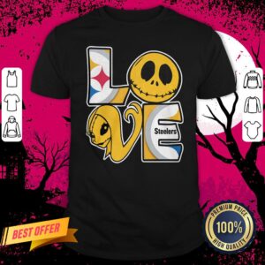Pittsburgh Steelers Shirt Jack Skellington And Sally Love Shirt