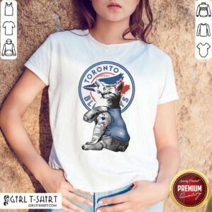 Good Tattoo Cat I love Toronto Blue Rays shirt