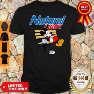 Top Mickey Mouse Drink Natural Light Shirt