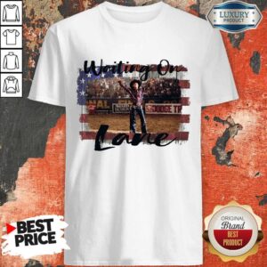 Nice Luke Perry Waiting On Lane American Flag Shirt