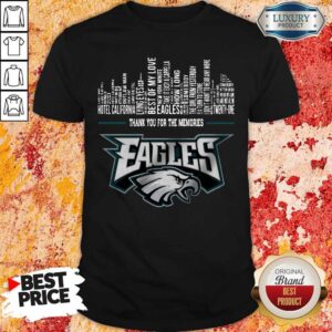 Top Thank You For The Memories Philadelphia Eagles Shirt