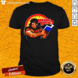 Cool Sylvester Stallone Reading Rambo Shirt