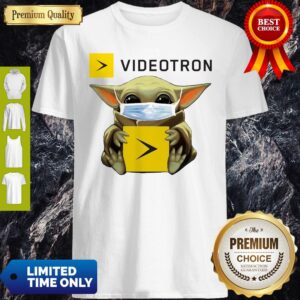 Official Star Wars Baby Yoda Hug Videotron Mask Covid-19 T-Shirt