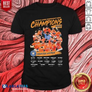 Hot American League Championship Series Champions Houston Astros Signatures Shirt
