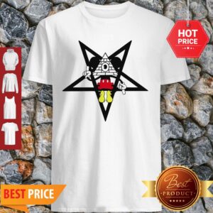 Reversed Pentagram As Above So Below Illuminati Mickey Disney Shirt