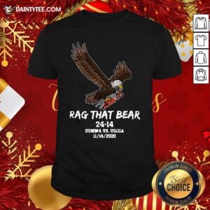 Hot Eagle Rag That Bear 24 – 14 Usmma Vs.uscga T-Shirt