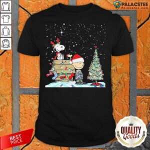 Nice Snoopy Woodstock And Charlie Brown Christmas Shirt