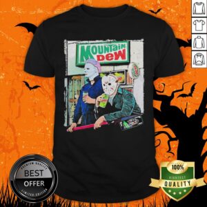 Halloween Jason Voorhees Michael Myers Mountain Dew Shirt