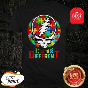 Official Autism Grateful Dead Logo It’s Ok To Be Different Shirt