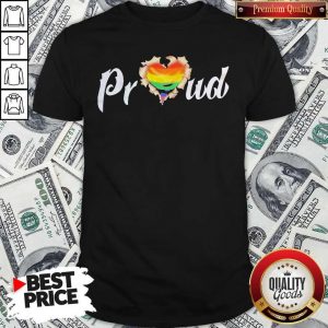LGBT Proud Blood Inside Me Heart Shirt