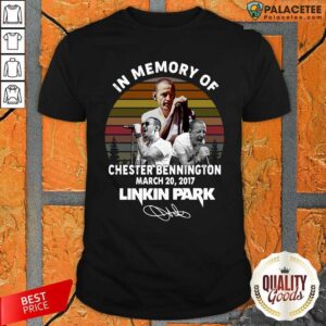 Official In Memory Of Chester Bennington July 20 2017 Linkin Park Signature Vintage Shirt