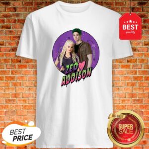 Official Disney Channel Zombies 2 Zed And Addison Love Shirt