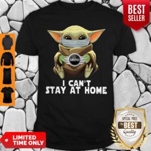 Star Wars Baby Yoda Mask Mini Countryman I Can’t Stay At Home Shirt