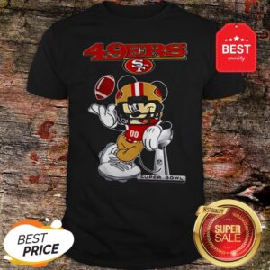 Official Disney Mickey Mouse San Francisco 49ers Super Bowl LIV Shirt
