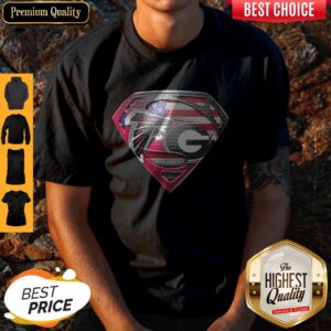 Superman Atlanta Falcons Vs Georgia Bulldogs Heart Shirt