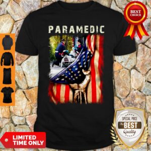 Paramedic American Flag Independence Day Shirt