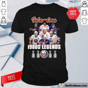 Hot New York Islanders 1980s Legends Signatures Shirt