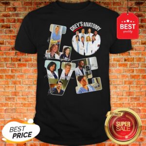 Official Love Grey’s Anatomy Signatures Shirt