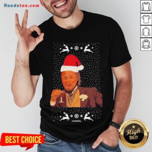 Nice Merry Christmas Leonardo Dicaprio Wine Meme Sweat Shirt