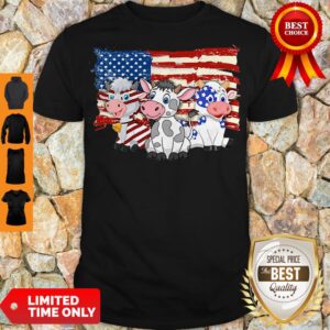 Official Dairy Cows American Flag shirt